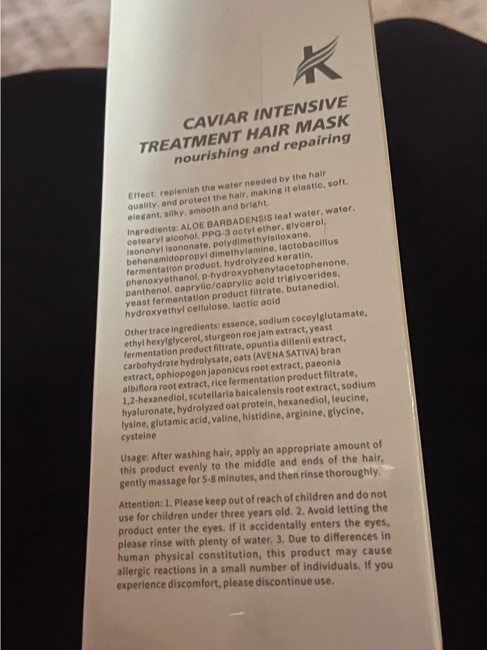 Caviar Intensive Treatment Hair Mask - White & Red